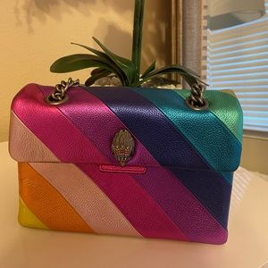 Rainbow Shop Kensington Leather Crossbody Bag